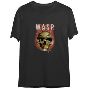 T-Shirt 1984 W.A.S.P. Heavy Metal Band Fan Tee